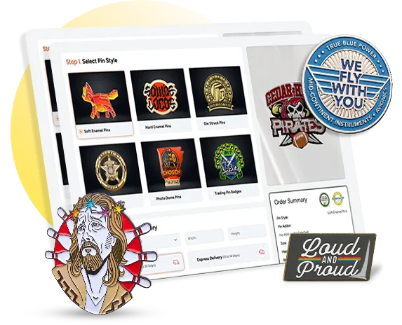 Custom-Made Pin Badges