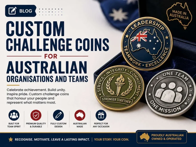 Custom Challenge Coins for Australian Organisations and Teams