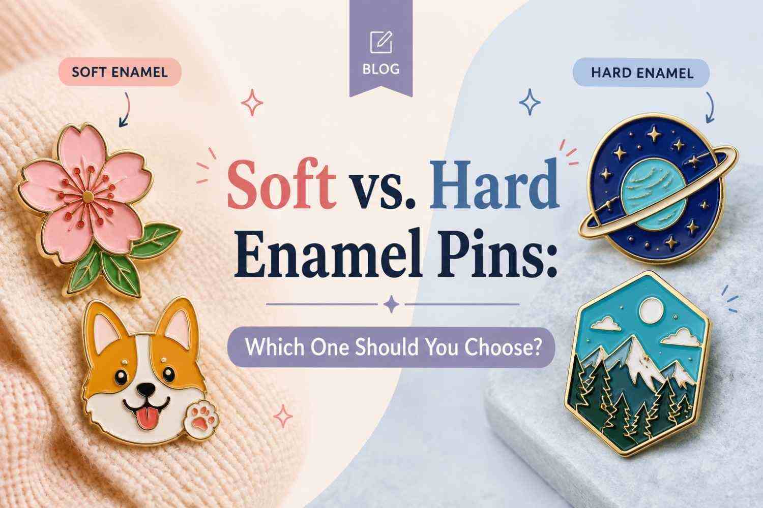 Soft vs. Hard Enamel Pins Which One Should You Choose