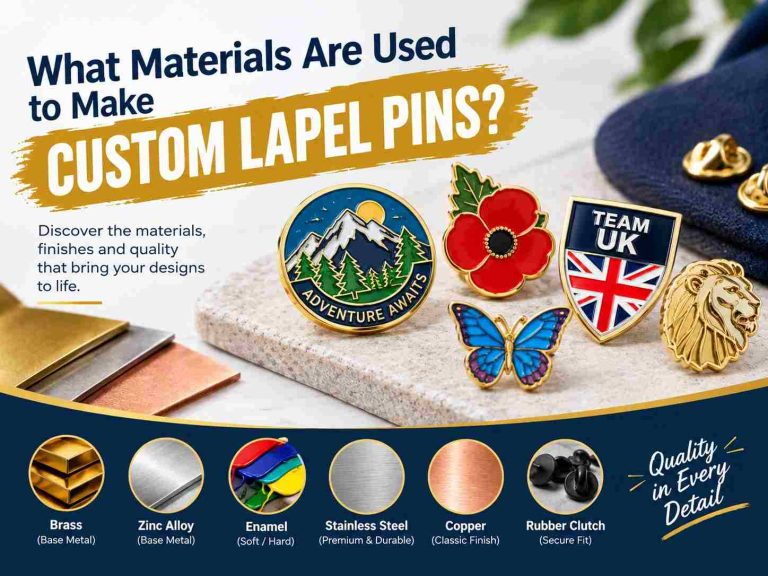 What Materials Are Used to Make Custom Lapel Pins?